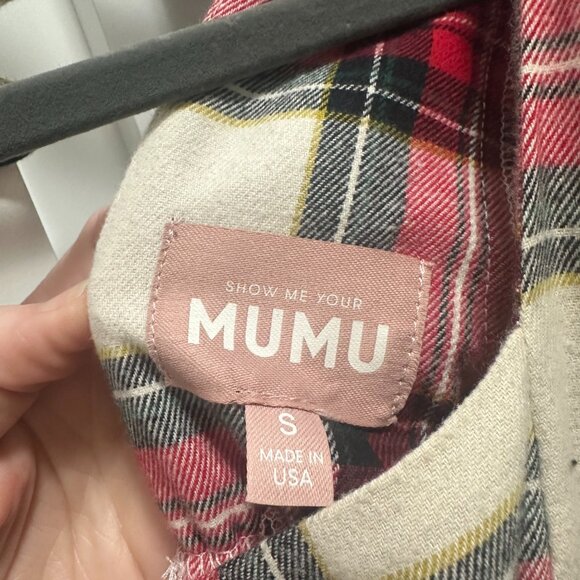 Show Me Your Mumu Smitten Babydoll Dress in Winter Plaid - Picture 3 of 4